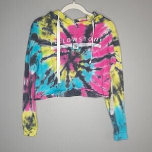 Yellowstone park hoodie cropped jacket
